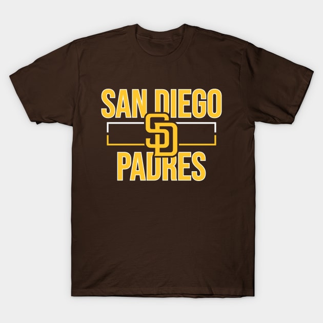 Padres San Diego T-Shirt by Burblues